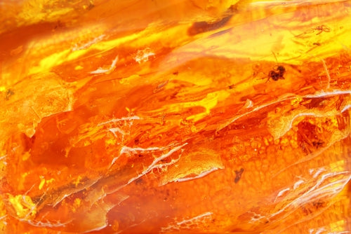 Amber crystal