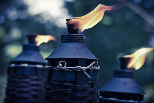 Citronella tiki torch