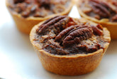 Sliced pecan pie